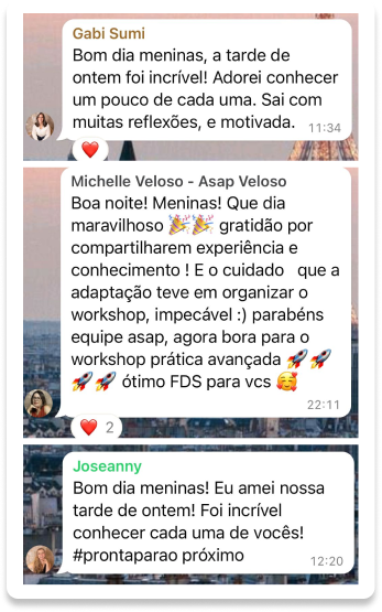 depoimentos 3,4,5
