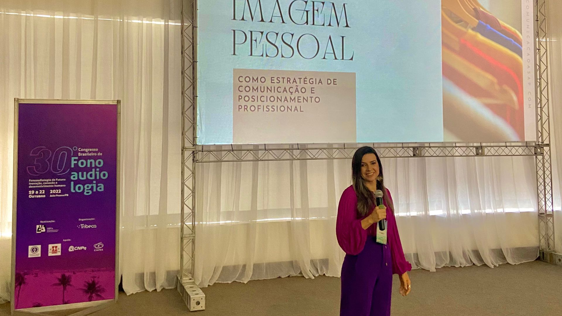 Participação no Congresso Brasileiro de Fonoaudiologia com a Palestra sobre Imagem e Comunicação